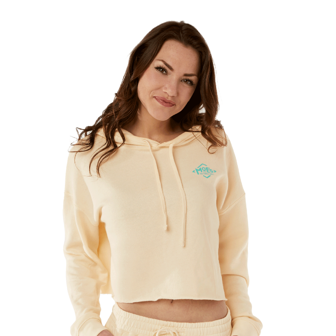 トップス smoothmood 94 Useful Hooded Sweatshirt Ivory Ladies Hoodie – Moes Pop Up Shop